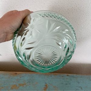 Hazel Atlas Uranium Glass Sherbet Bowl